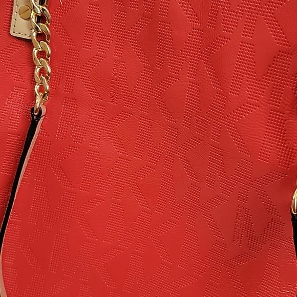 Red/orange Michael Kors shoulder bag - Picture 2 of 14